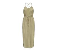ONLY Onlclaudia Plisse Strap Long Dress Ptm, Oro Antico, S