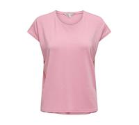 ONLY Onlclaudia S/S Glitter Stripe Top Jrs T-Shirt, Colore: Rosa, L Donna