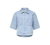 Only ONLCLEO - Camicia in Jeans da Donna, Mix Blu Chiaro, M