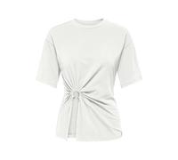 ONLY Onlcleo S/S O-Neck Top Jrs, Bianco, L Donna