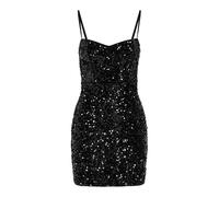 ONLY Onlconfidence S/L Sequins Tube Dress Jrs, Nero, M Donne, Nero, M