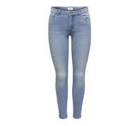 Only Onlcoral Life SL SK BB Bj Box Jeans, Mix Blu Chiaro, 28W x 30L Donna