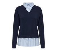 ONLY Onldagmar LS Collar Mix Knt, Cielo Notturno, L