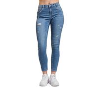ONLY Onldaisy Reg Push Up SK Ank DEST DNM Box Jeans, Media Blu Denim, 31W x 32L