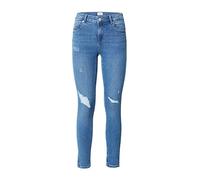 ONLY Onldaisy Reg Push Up SK Ank DNM Jeans da Donna, Media Blu Denim, 28W x 30L