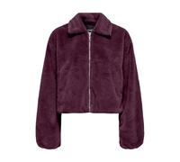 ONLY Onldana Life Faux Fur Jacket CC Otw, Mauve Wine, S Donna