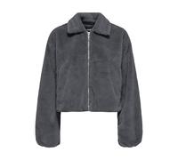 ONLY Onldana Life Faux Fur Jacket Cc OTW - Giacca da donna, Perla nera, L