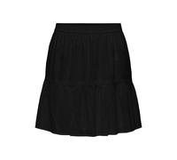 ONLY Onldeffie Dobby Short Skirt Wvn Gonna Corta, Nero, M Donna