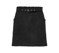 ONLY Onldiane Heidi Life - Gonna in Finta Pelle Scamosciata Otw, Nero, XL