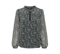 Only Onlditsy L/S Blouse Wvn Noos - Camicetta da Donna, Balsamo Green/AOP: Fall Ditsy, S