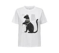 ONLY Onldonna Life S/S Cool Top Box Jrs, Bianco, M