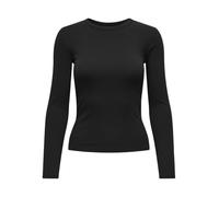 ONLY Onleasy L/S Top Jrs Maglia di Tuta, Nero, L Donna
