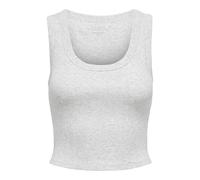 ONLY Onleasy S/L Tank Top Jrs Canotta, Chiaro Grigio Melange, M Donna