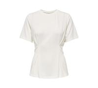 ONLY Pleated Top Jrs Onlelena S/S-Maglietta a Maniche Corte, Ballerino di Nuvola, XL Donna