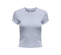 ONLY Onlelina S/S O-Neck Top Jrs Noos, Soft Chambray, XXL
