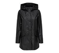 Only Onlelisa Raincoat Otw, Giacca impermeabile Donna, Nero, M