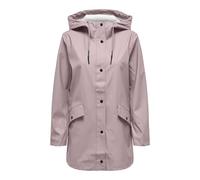 ONLY Onlelisa Raincoat OTW Noos - Cappotto antipioggia impermeabile con cappuccio, viola, XXL da donna, malva, XXL