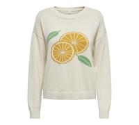 ONLY Onlelise Life LS O-Neck Knt, Crudo, M da Donna