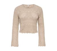 ONLY Pullover 'ONLELKE' beige scuro Donna ONLY L