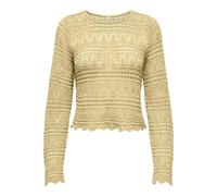 ONLY Onlelke Life LS-Pullover Knt Nca, Sunlight, S Donna