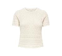 ONLY Onlelke Life SS Structure O-Neck Knt Nca, Betulla, M Donna