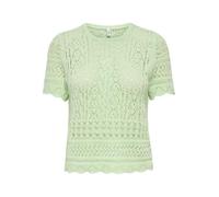 ONLY Onlelke Life SS Structure O-Neck Knt Nca, Laurel Green, M Donna