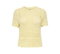 ONLY Onlelke Life SS Structure O-Neck Knt Nca, Sunlight, M Donna