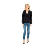 ONLY Onlella Piumo L/S Cardigan CC Knt Maglione, Nero, XL Donna