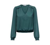 ONLY Onlelmira Life New Dobby L/S Top Wvn Camicia da Donna, Mare Scuro, XS