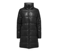 ONLY Onlelsie-Coat in Finta Pelle, Colore: CC Otw Cappotto tampone, Nero, S Donna