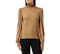 ONLY Onlelva L/S Top Noos NN Maniche Lunghe, Cocco tostato, S Donna