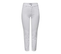 Only Jeans Onlemily elasticizzati da donna, bianco, Taglia 32 Lunghezza 32