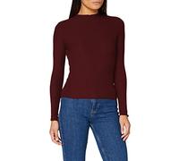 Only ONLEMMA L/S High Neck Top Noos Jrs, Marrone (Madder Brown), XL Donna