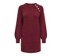 ONLY Onlemma Life LS Button Onec Dress CC Knt da Donna, Cabernet, XL
