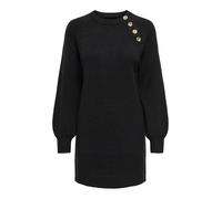 ONLY Onlemma Life LS Button Onec Dress CC Knt da Donna, Nero, M