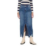 ONLY Onlemma Life RG LNG DNM Skirt Pim316noos Gonna Lunga, Media Blu Denim, X-Small Donna