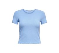 ONLY Onlemma S/S Short Top Noos Jrs T-Shirt, Blu, M Donna