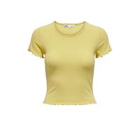 ONLY Onlemma S/S Short Top Noos Jrs T-Shirt, Dusky Citron, S Donna