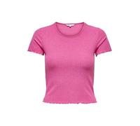 ONLY ONLEMMA S/S Short Top Noos Jrs T-Shirt, Fucsia Viola 1, S Donna