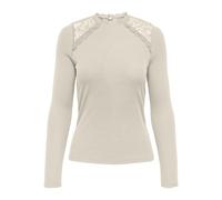 ONLY Onlenea L/S Lace Mix Top Jrs, Betulla, XS Donna