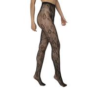 ONLY Onlesta Fashion Collant Acc, Nero/Motivo: Punti Netti, S-M Donna