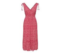 ONLY Onlfernanda Life S/L Long Dress Wvn Abito Lungo, Salsa, XS Donna