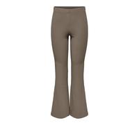 ONLY Onlfever Rib Flared Pants Jrs Noos, fossile, (S) W x 32L Donna
