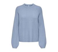 ONLY Onlfia Ls O-Neck Cc KNT - Maglione da donna, Soft Chambray, M