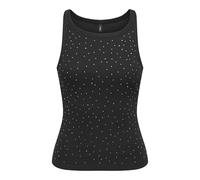 ONLY Onlfiliz Life S/L Stone Tank Top Box Jrs, Nero, XL Donna