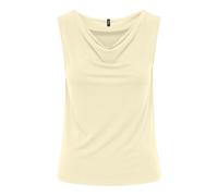 ONLY Onlfree Life S/L Draping Neck Top Jrs, Icing al Limone, L