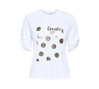 ONLY Onlfree Life S/S Create Top Box Jrs, Bianco, S