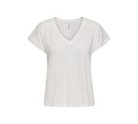 ONLY Onlfree Life S/S V-Neck Lace Top Jrs Donna