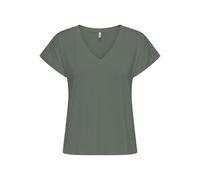 ONLY Onlfree Life S/S V-Neck Lace Top Jrs, Laurel Wreath, S Donna