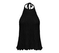 ONLY Onlfreja Life SL Structur Holder NCK Knt Maglione, Nero, S Donna